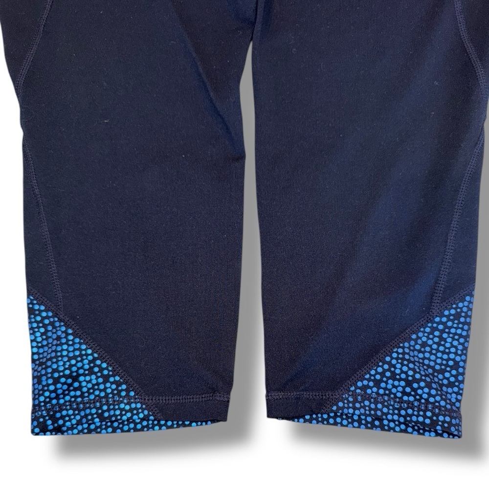 Tangerine Size XL Leggings Yoga Athletic Capri Pants Dark Gray Blue - Picture 7 of 7